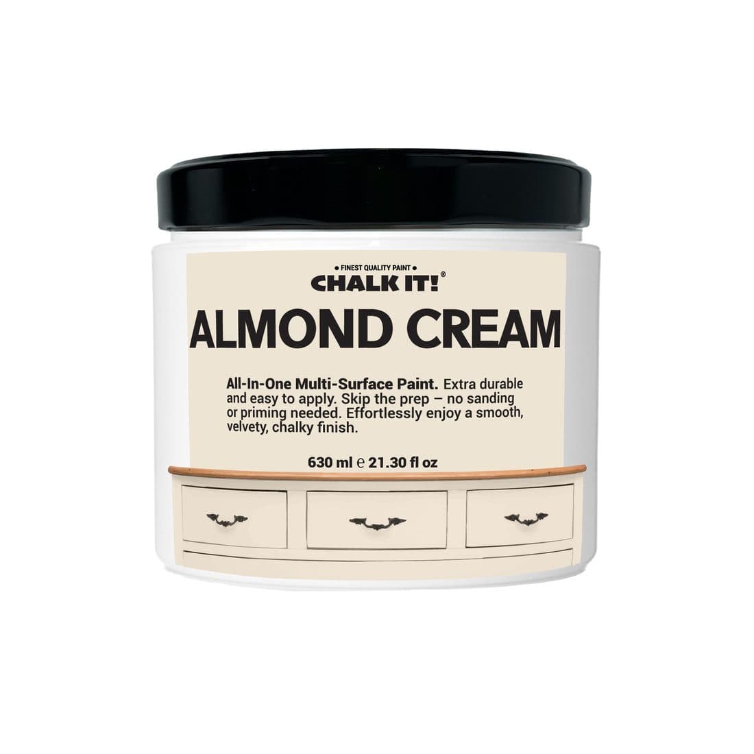 Chalk It! Almond Cream chalk paint