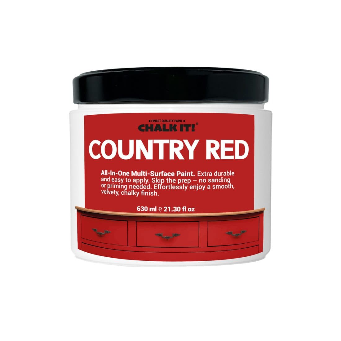Chalk It! Country Red chalk paint