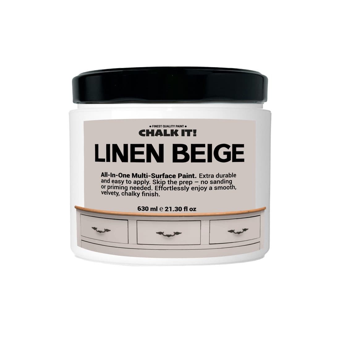 Chalk It! Linen Beige chalk paint