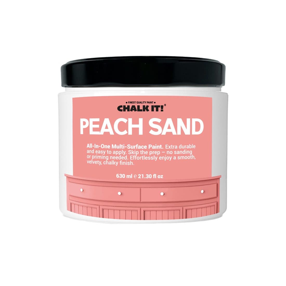 Chalk It! Peach Sand chalk paint
