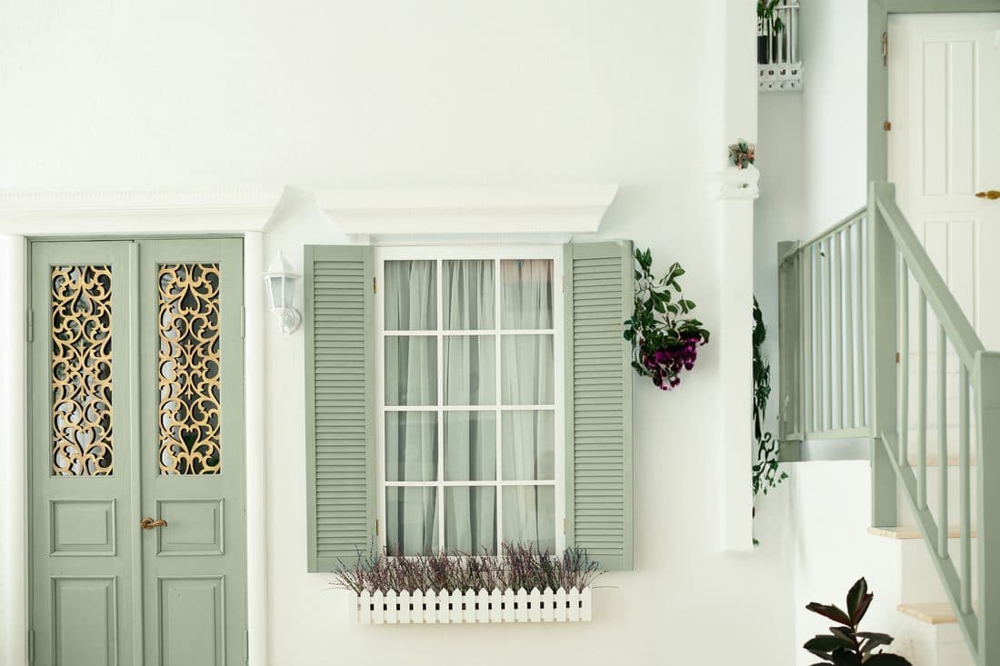 A room featuring Chalk It! Sage Green